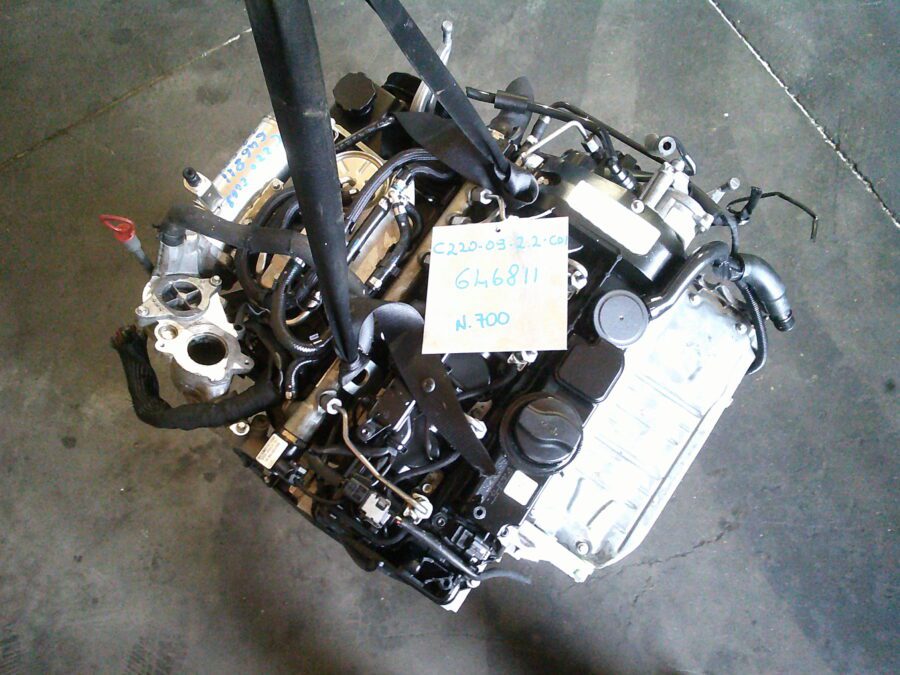 MOTORE COMPLETO USATO MERCEDES C220 646811 2009 2.2 CDI - immagine 2