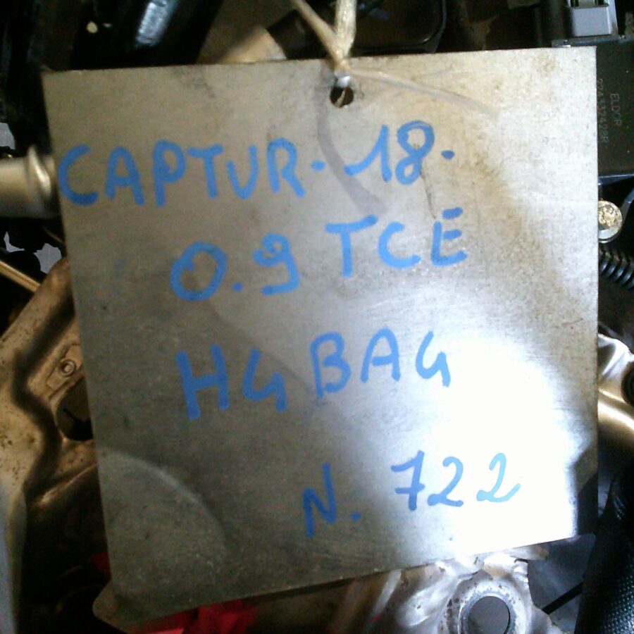 MOTORE COMPLETO USATO RENAULT CAPTUR H4BA4  2018 900 TCE